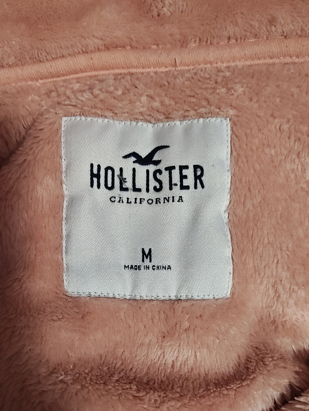 Hollister Plush Quarter-Zip Turtleneck Sweater - Light Pink - Picture 3 of 3